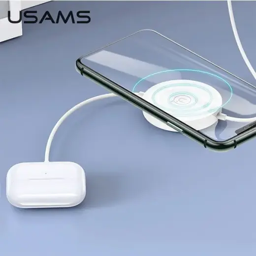 USAMS US-CC096 10W inductive charge with lightning cable black|black CC96WH01 Photo