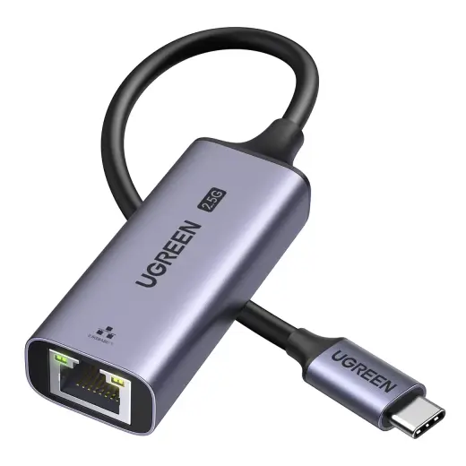 Ugreen CM648 adapter USB-C to RJ45 | gray