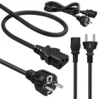 Qoltec Power cable SCHUKO | IEC C13 | CEE 7/7 | 3x1.00mm² | Pure copper Cu | 1.5m Фото num