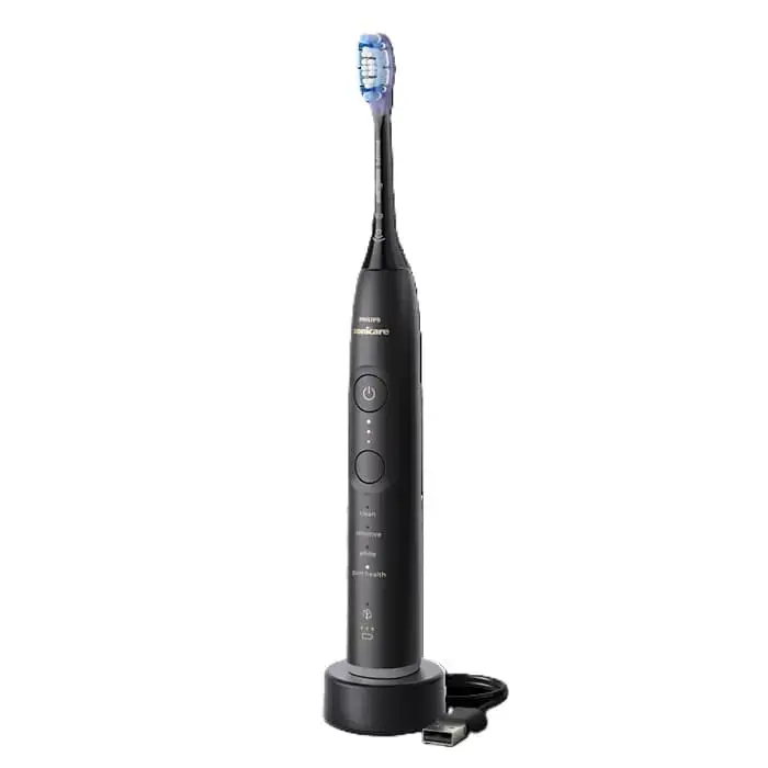 PHILIPS 7100 Sonic elektriskā zobu birste, melna
