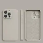 Silicone Case maciņš telefonam iPhone 14 Plus bēšs — Foto 4