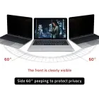 Qoltec Privacy filter 27" | 16:9 | Eye protection | Panoramic — Photo 6