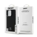 DKNY PU Leather Stack Logo Magsafe Case for iPhone 16 Pro Black — Foto 5