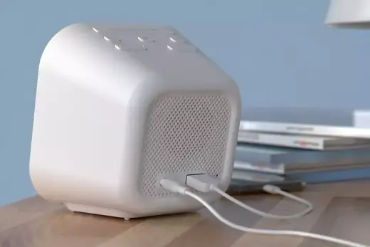 PHILIPS radio pulkstenis, balts Photo