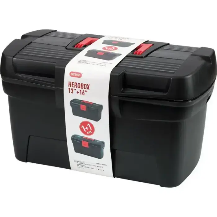 Instrumentu kastu komplekts 2gb. Herobox Basic 16"+13" Foto 3