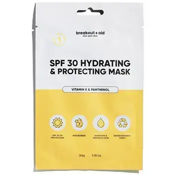 Breakout+aid Hydrating & Protecting Mask SPF 30 - Pleťová maska 34.0g