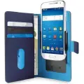 PURO Smart Wallet XL etui uniwersalne niebieskie|blue 5.1" z uchwytem foto oraz kieszeniami na karty i pieniądze UNIWALLET3BLUEXL Foto 1