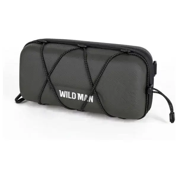 WILDMAN traveling bag for bike handlebars with zipper 2L GD8 green