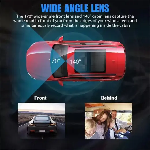 Car Dash Cam DVR-06 2,0 inches + rear camera Foto 6
