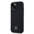 DKNY PU Leather Stack Logo Magsafe Case for iPhone 15 Black — Foto 2