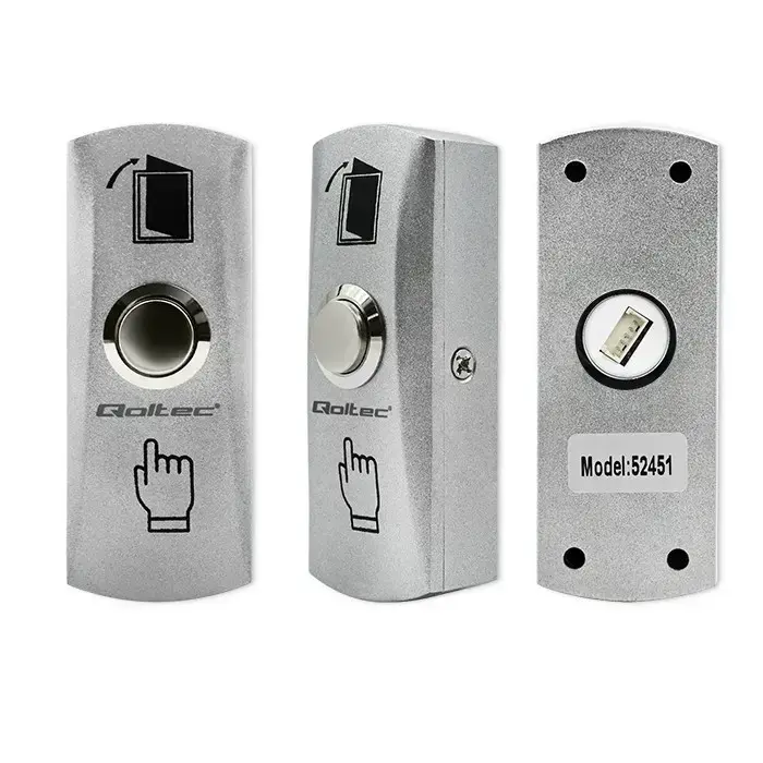 Qoltec Exit button with LED backlight Фото num