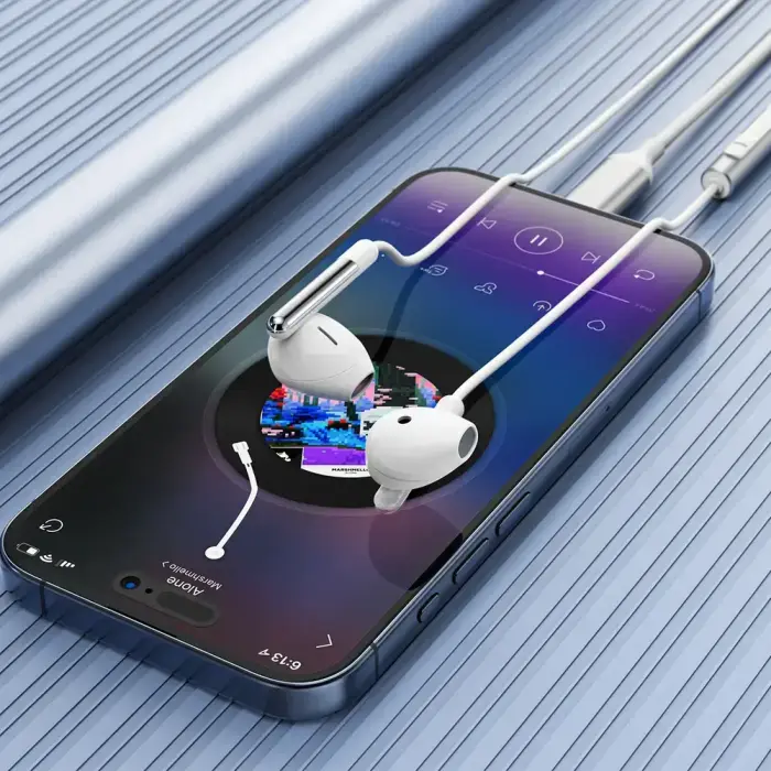 Acefast L3 Wired USB-C Headphones with Microphone - White Foto 12