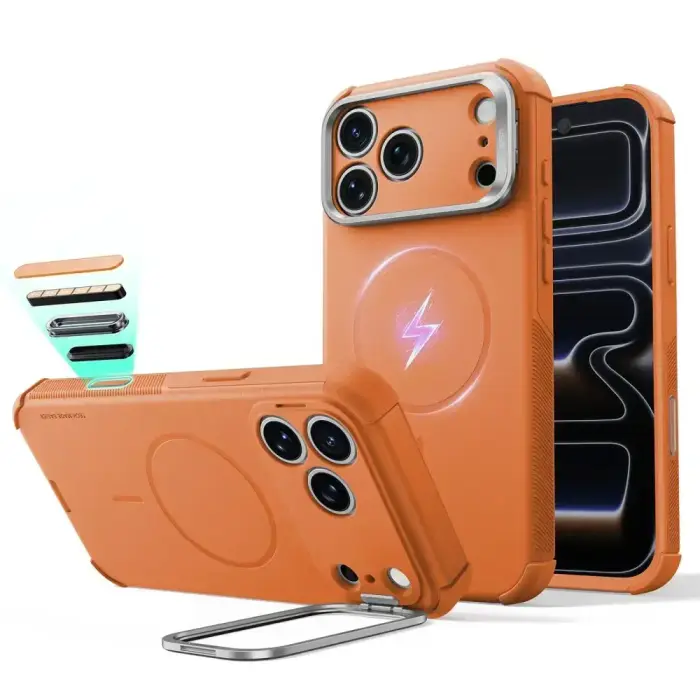 ESR CYBER TOUGH KICKSTAND MAGSAFE IPHONE 17 PRO MAX / 18 PRO MAX ORANGE