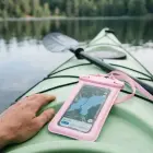 TECH-PROTECT UWC7 UNIVERSAL WATERPROOF FLOATING CASE 6.9 INCH PINK — Foto 6