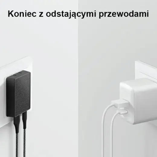 UNIQ Votre Slim Duo зарядное устройство | 20W | USB-C, USB-A | черное Фото num