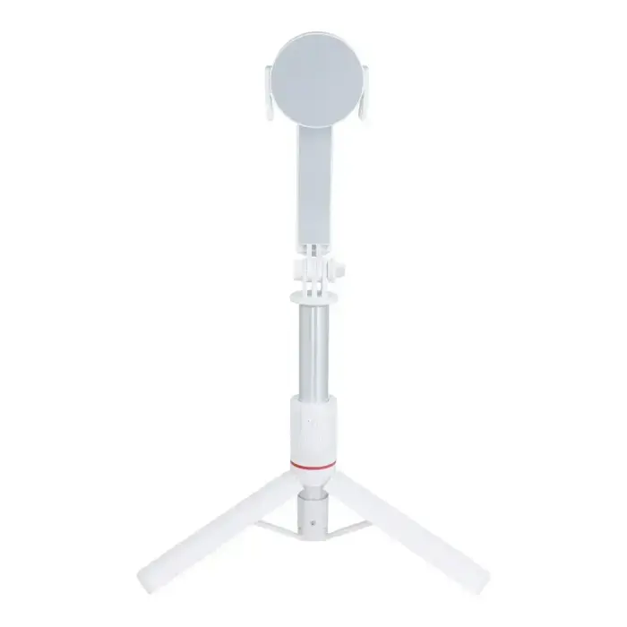 Selfie stick with wireless remote control tripod compatible with MagSafe SSTR-C09 white