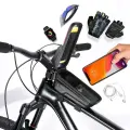 Tech-Protect V2 bicycle bag with space for a 1l phone - black Фото num
