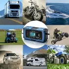 Qoltec Intelligent microprocessor charger 12V 12A | Rectifier with repair function | AGM GEL LiFePO4 | 9-stage charging  Photo