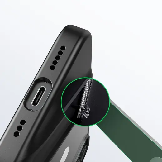 Ugreen LP634 Kickstand Protective Case Hard Cover with Gel Frame and Built-in Stand for iPhone 14 Plus (90925) Foto 7