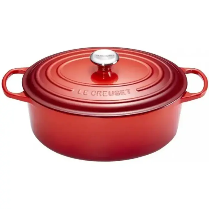 Le Creuset Cast iron pot oval 31cm / 6,3L red