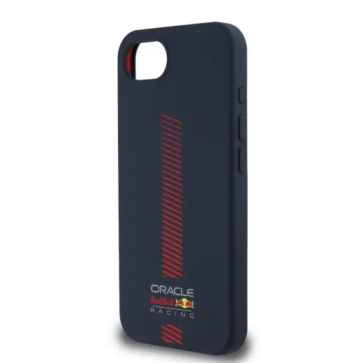 Red Bull Silicone Powerbar phone case for iPhone 16e blue with MagSafe support Photo