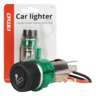 Lighter socket set with green light 12V CLI-03 — Photo 1