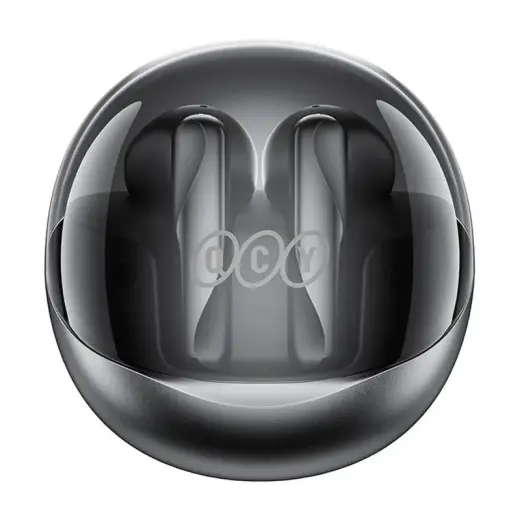 TWS QCY AilyBuds Clear T32 Headphones (black) Photo