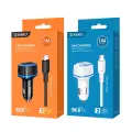 KAKU Auto lādētājs KSC-528 Shengyu - 2xUSB - 2,8A ar USB uz Micro USB melns Foto 4