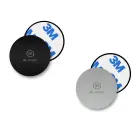 Blavec Metal plate for magnetic holder BM-03 set of 2 pieces round (40mm) black and silver Foto 2