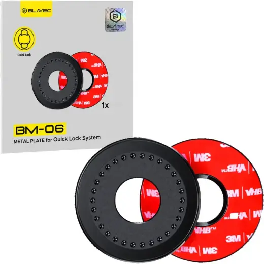 Blavec Blaszka do uchwytu Quick Lock BM-06 ring czarna Foto 2