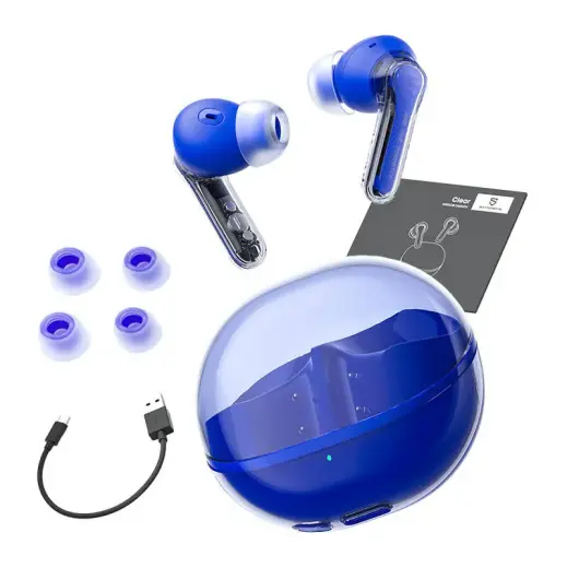Earphones TWS Soundpeats Clear (Blue) Foto 6