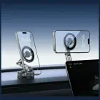 Universal phone holder USAMS ZJ087 magnetic for car, home, office black Photo