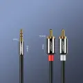 UGREEN AV116 3,5mm Jack to 2RCA (Cinch) Cable 2m black (AV116 10584) Photo