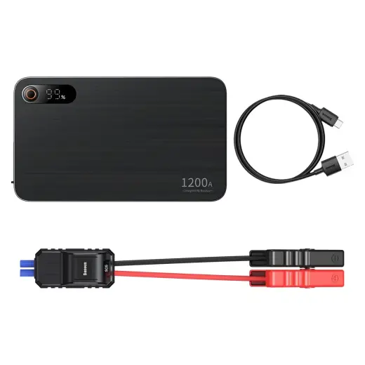 Baseus Super Energy Pro+ Powerbank Jump Starter 1200A - black Photo