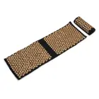 Acupuncture massage pad set with pillow and cover black gold Foto 1