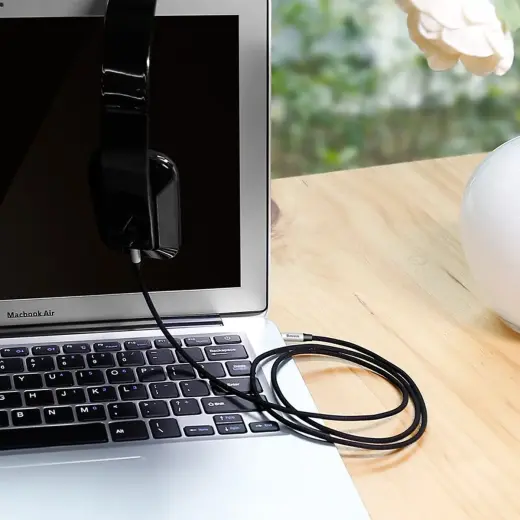 Baseus CAM30-CS1 Premium AUX Cable 3.5 mm -> 3.5 mm 1.5m Grey Photo