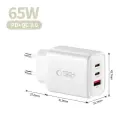 Зарядное устройство Tech-Protect NCA65W-GAN | 65W | PD, QC, GaN | USB-C, USB-A | белое — Фото 6