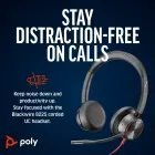 HP Poly Blackwire 8225 Stereo USB-C Headset +USB-C/A Adapter — Foto 10
