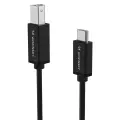 Wozinsky WKDDY1S USB-B - USB-C Cable 1m - Black Foto 3