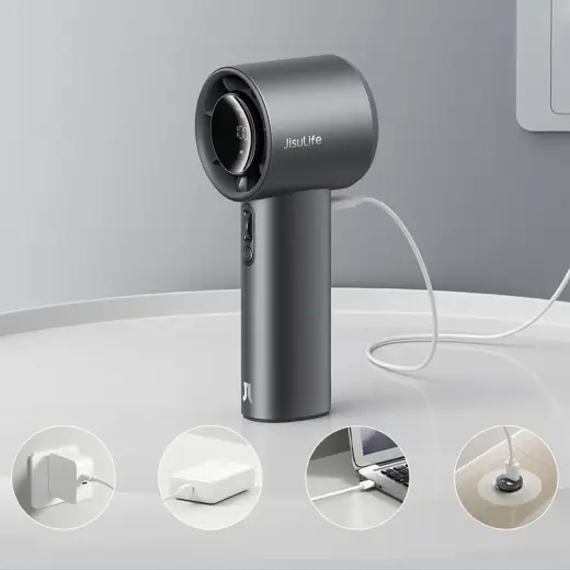 Jisulife Handheld Fan Pro1 S FA53PRO Portable USB Fan - Dark Gray Foto 11