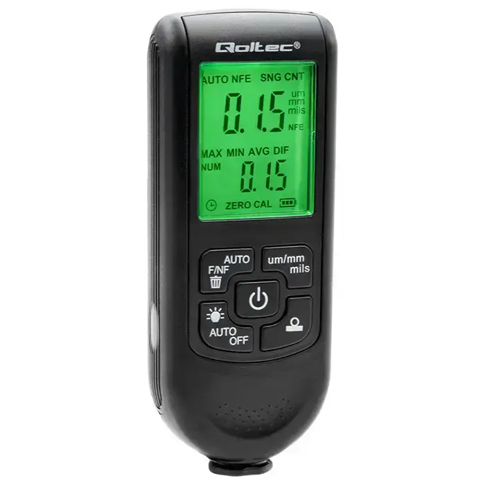 Qoltec Coating thickness gauge with LCD | 0 ~ 2000um Foto 14
