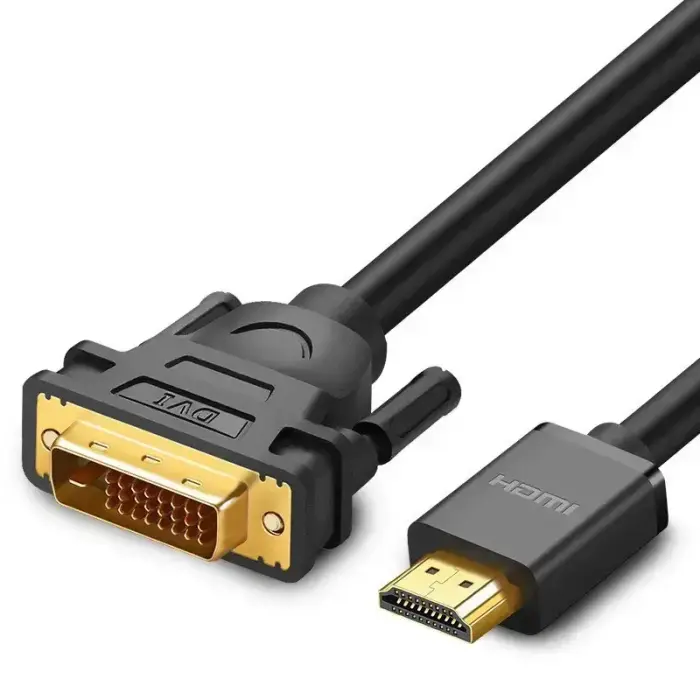 Kabelis HDMI-DVI (24+1) 3m divvirzienu (1080P@60Hz) melns HD106 UGREEN