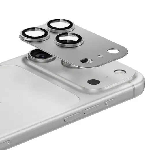 Benks Tempered glass Glass Warrior Metal Integrated Lens Protector (C069) for Iphone 17 Pro (lens 3 pieces) white