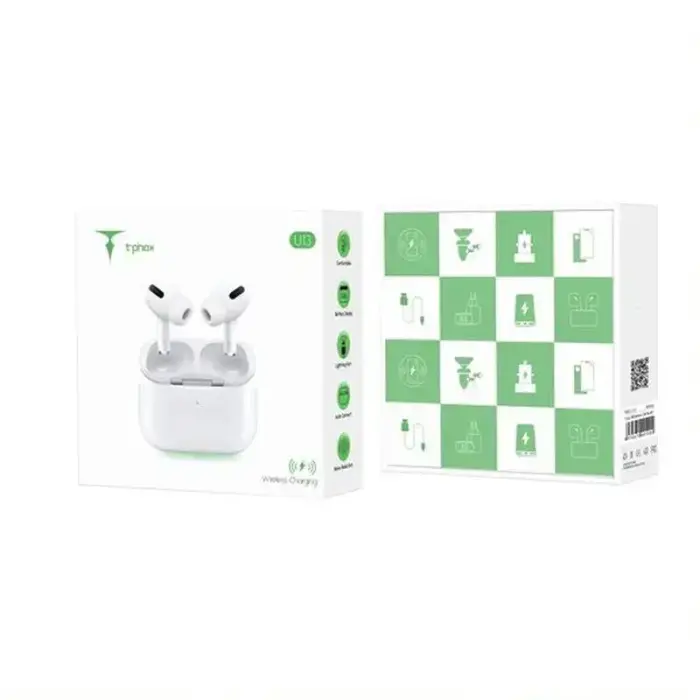 HEADPHONES T-PHOX TWS U13 BT WHITE Foto 4