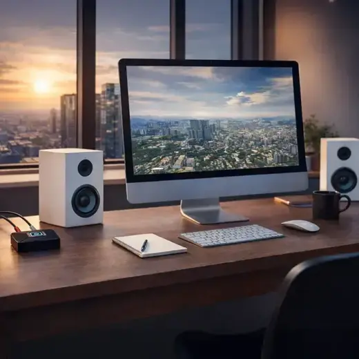 Qoltec Wireless Audio HiFi Home&Car Transmitter Receiver | Bluetooth 6.0 | NFC | 2 x RCA | 1 x 3.5mm MiniJack | Microphone Foto 7