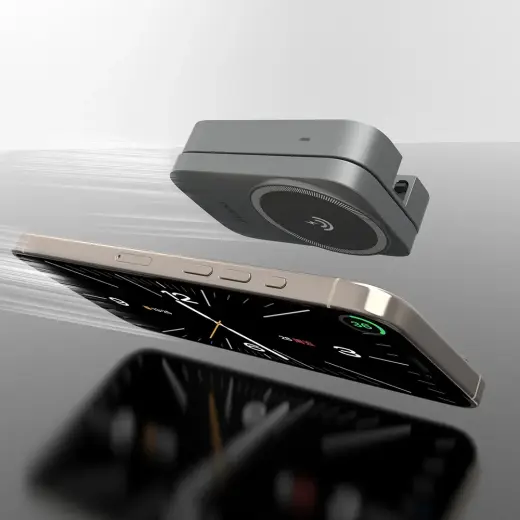Dudao A11 Max 15W 3-in-1 Inductive Charging Station Compatible with MagSafe - Gray Foto 5