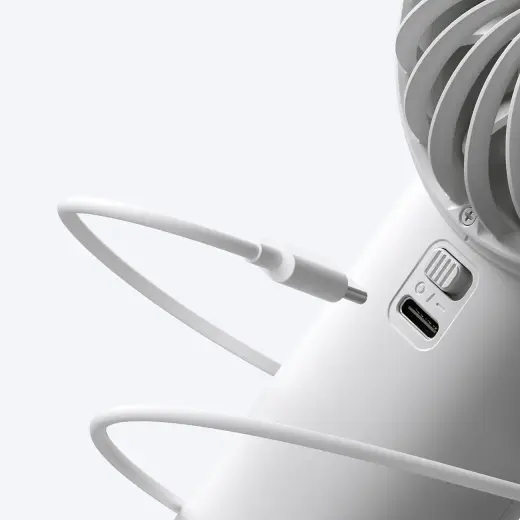 Jisulife Handheld Fan Life4 3600mAh Portable USB Fan - Gray Foto 6