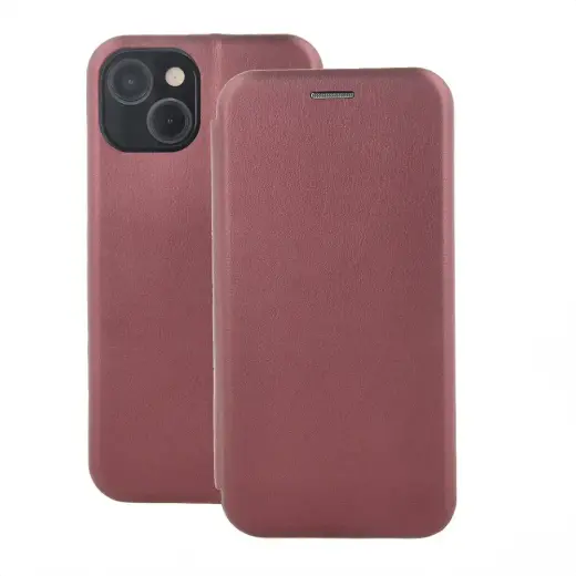 Smart Diva grāmatveida maciņš telefonam iPhone 16e sarkans