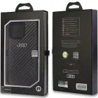 Audi Carbon Fiber iPhone 14 Pro 6.1" black hardcase AU-TPUPCIP14P-R8/D2-BK — Фото 3