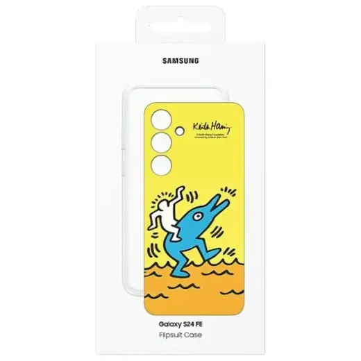 Etui Samsung EF-MS721CYEGWW S24 FE S721 żółty|yellow Flipsuit Case Фото num